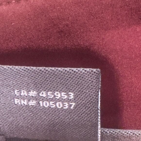 ARIAT Tek Softshell Fleece Lined Jacket Full Zip Wind Water Resistant Burgundy M - Picture 12 of 14